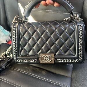 Chanel Boy Bag with handle